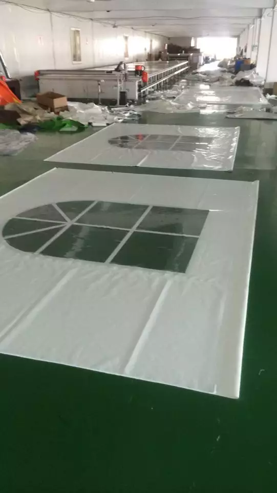 Lona impermeável resistente anti chuva anti faca de corte revestida de PVC para coberturas e móveis de exterior 