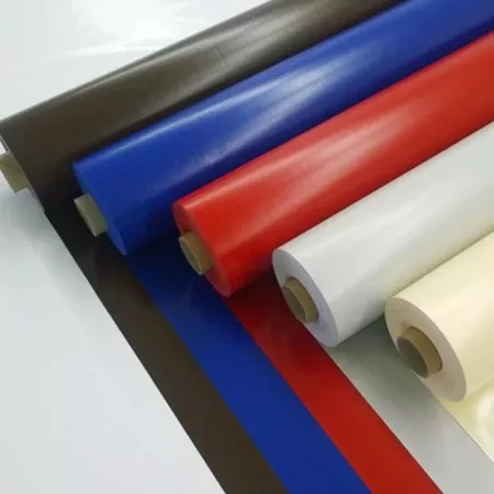 Material 100% poliéster e tecido de rolo de lona de PVC