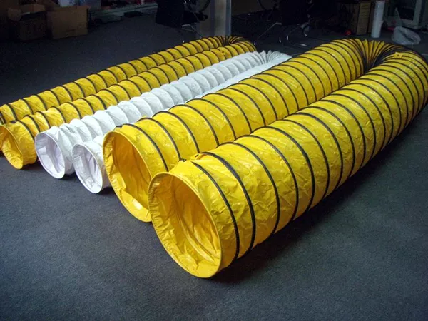 Newstar Fabricante Lonas de PVC Lona de tecido revestido de PVC em rolo para duto de ventilação 